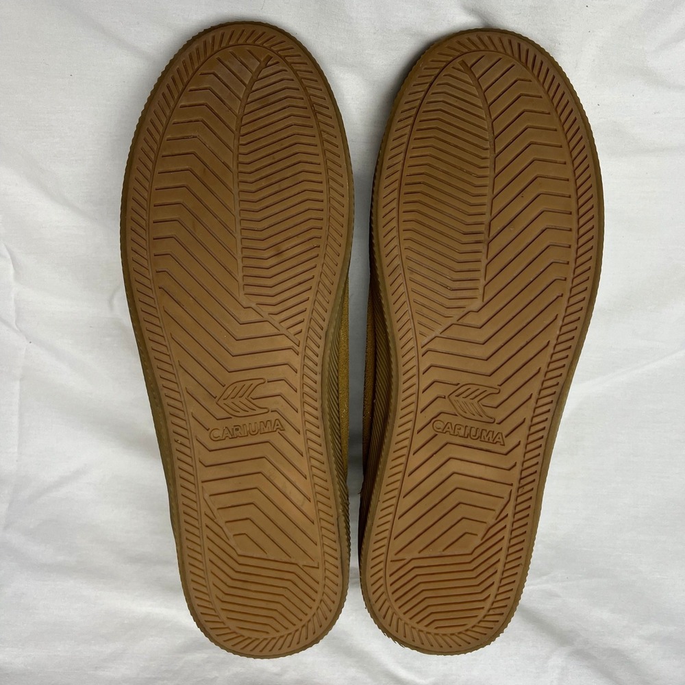 Cariuma Shoes OCA High Top Suede Camel Brown Sneakers Mens 12.5 Sustainable - Picture 4 of 11